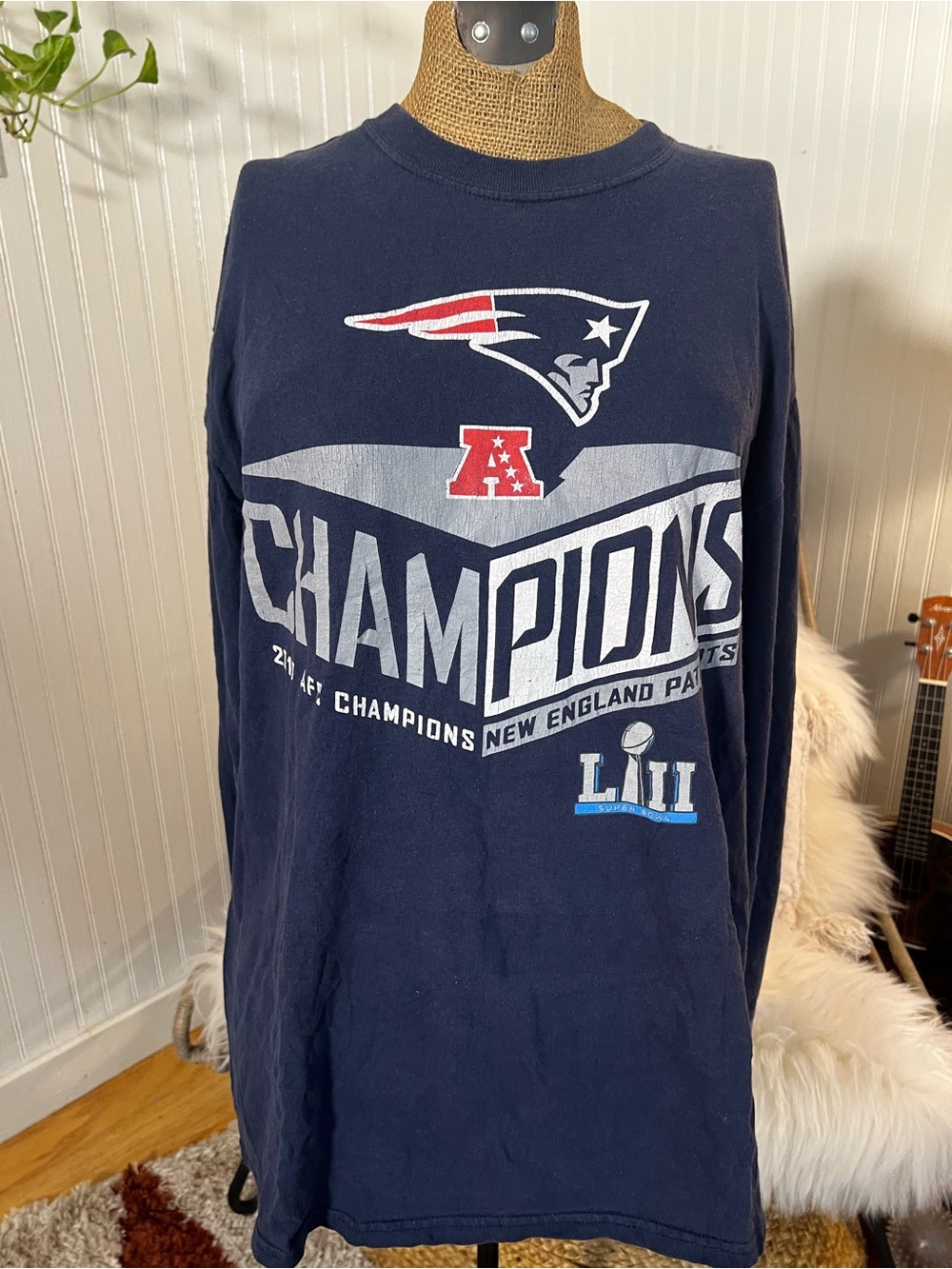 New England Patriots 2017 Super Bowl Championship long sleeve T-shirt-Men’s